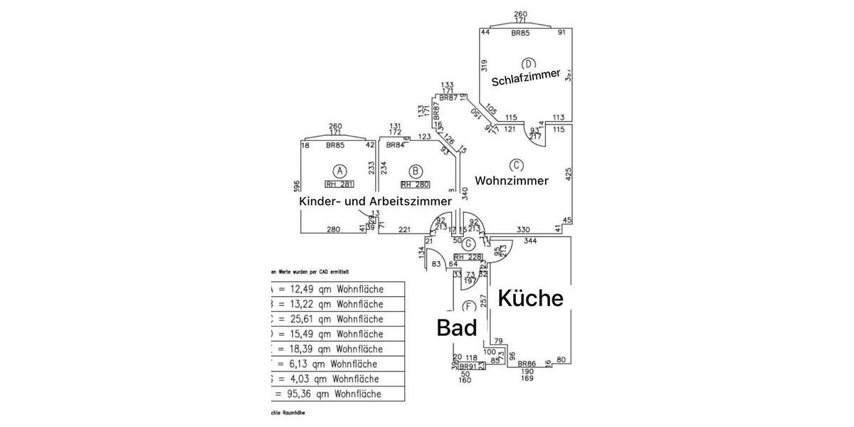 Etagenwohnung Wuppertal Eckbusch - 4 Zimmer, 95 m&sup2;, 1.082&euro; | Angebot:25300105