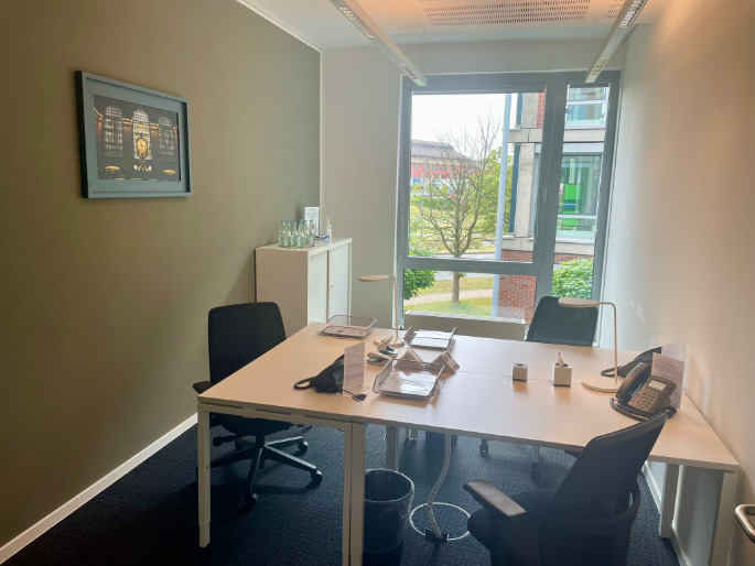 Helles Privatbüro am Centro Oberhausen - flexibel, möbliert, All inkl. zimmer
