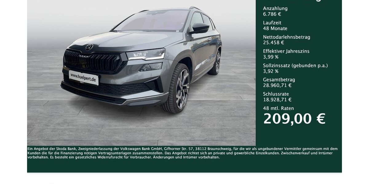 Skoda Karoq 11.399 km 32.244 &euro; Dortmund 44309