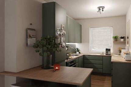 Doppelhaushälfte mit Südterrasse, Keller und Garage 4 zimmer