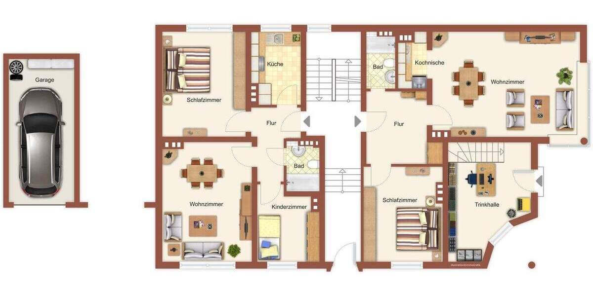 Mehrfamilienhaus, Wohnhaus Herne Wanne - 3 Zimmer, 624 m&sup2;, 499.000&euro; | Angebot:25410361