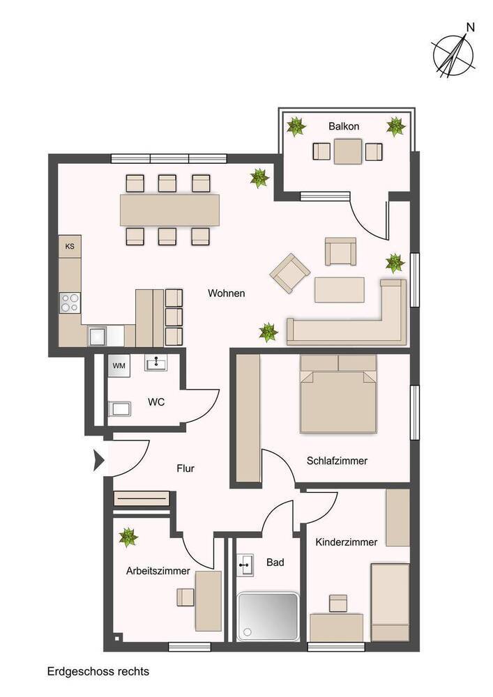 Wohnen mit Weitblick - NeubauWohnung mit Balkon