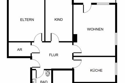 Wohnung Gelsenkirchen Gelsenkirchen-Nord - 3 Zimmer, 71 m&sup2;, 489&euro; | Angebot:26234183