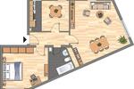 Etagenwohnung Duisburg Beeck - 2 Zimmer, 63 m&sup2;, 489&euro; | Angebot:25857600