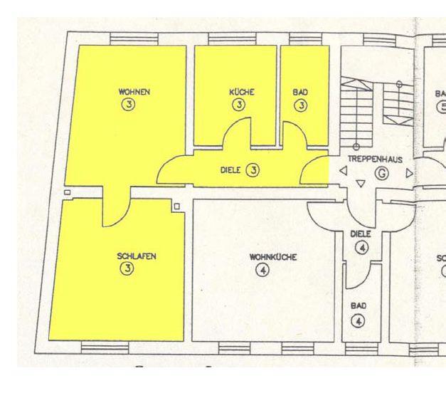 Etagenwohnung Essen Frillendorf - 2 Zimmer, 48 m&sup2;, 65.000&euro; | Angebot:25415813