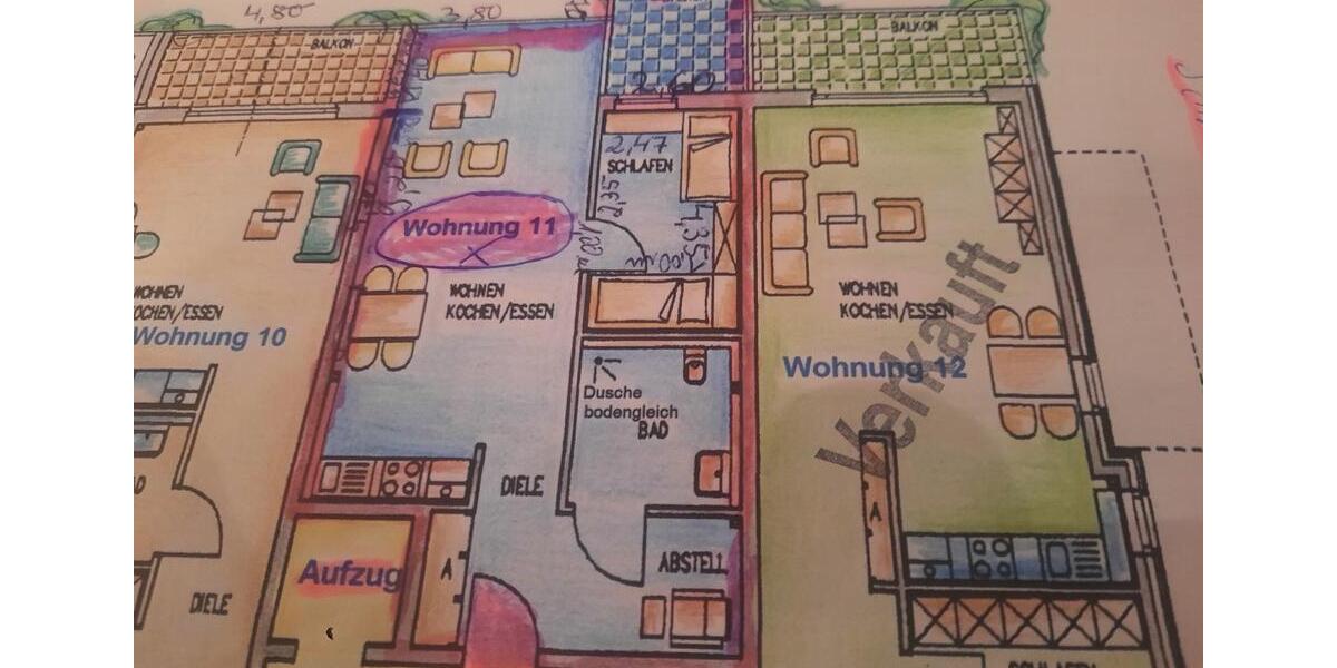 Etagenwohnung Haltern am See - 2 Zimmer, 65 m&sup2;, 218.000&euro; | Angebot:26266039
