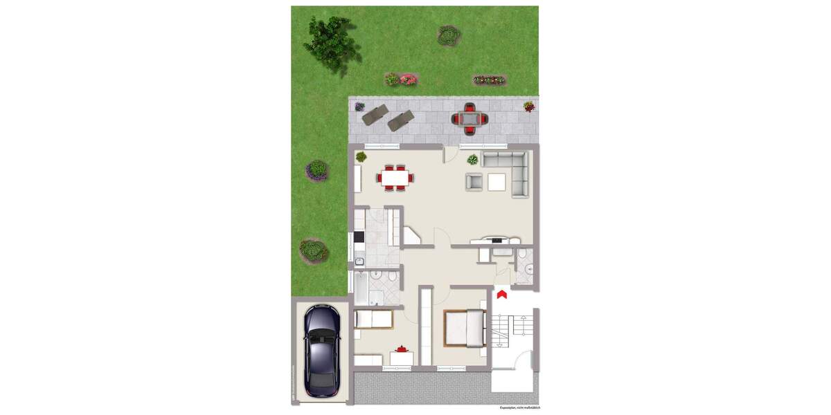 Etagenwohnung Essen Haarzopf - 3 Zimmer, 102 m&sup2;, 349.000&euro; | Angebot:24450638