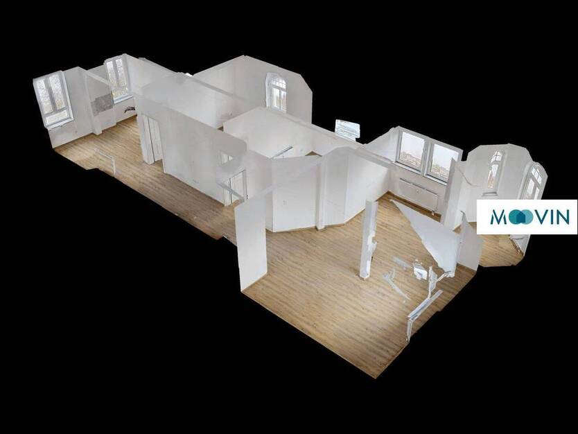 Bezaubernde und frisch modernisierte 3-Zimmer-AltbauWohnung mit Tageslichtbad