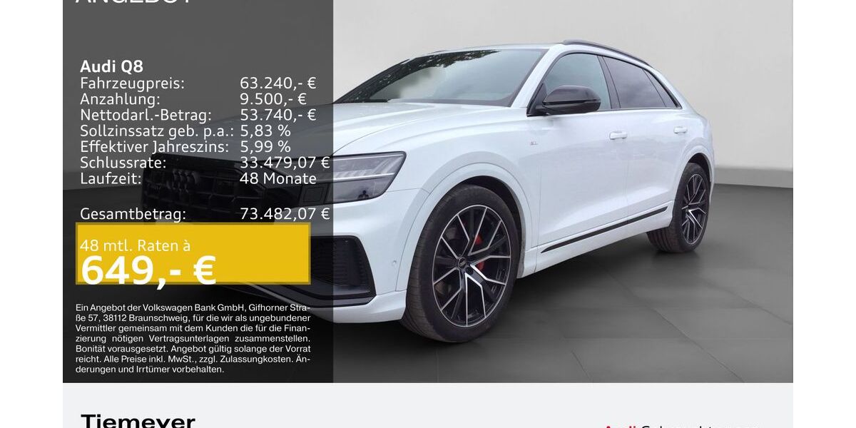 Audi Q8 76.120 km 58.780 &euro; Gelsenkirchen 45894