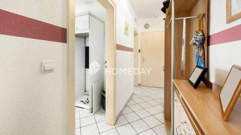 Sofort frei! Ideal geschnittene 2-Zimmer-Wohnung mit Balkon und Tageslichtbad