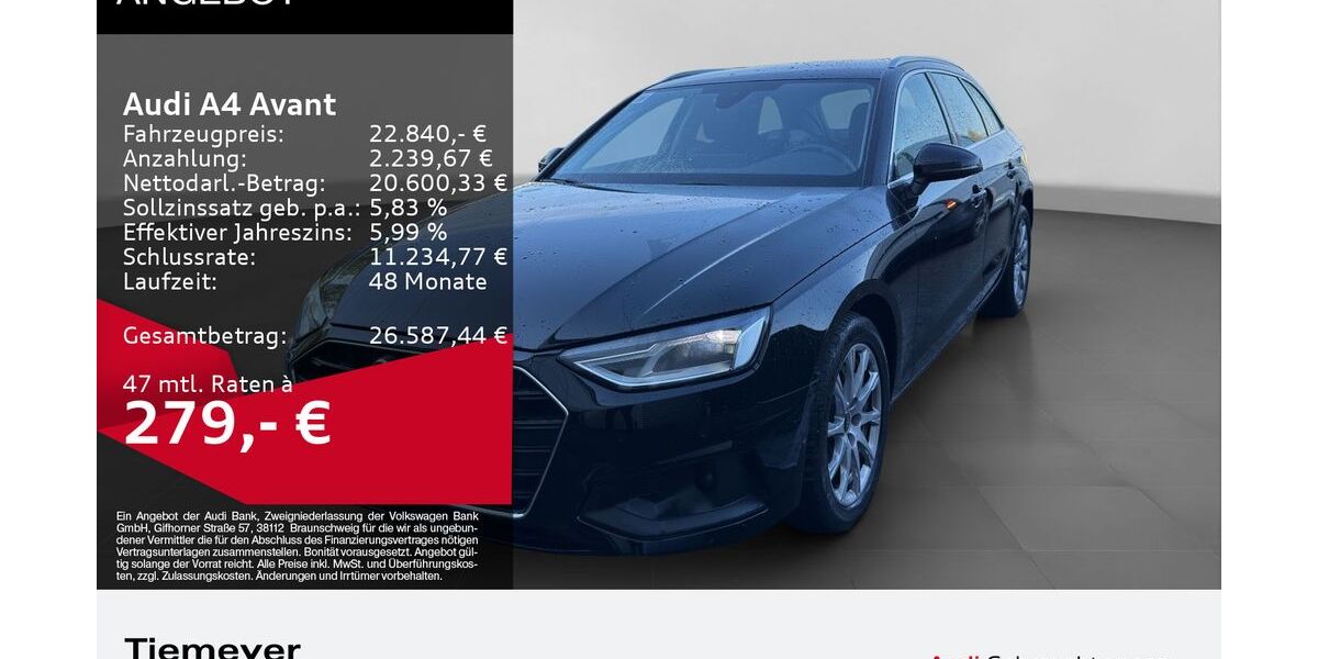 Audi A4 122.318 km 22.840 &euro; Gelsenkirchen 45894