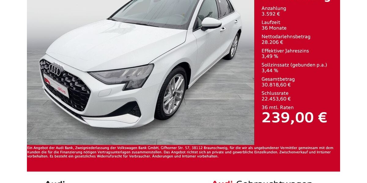 Audi A3 5.877 km 31.988 &euro; Dortmund 44143