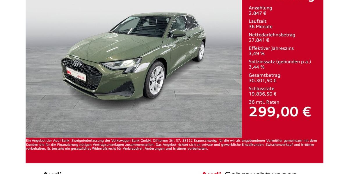 Audi A3 8.562 km 30.688 &euro; Dortmund 44143