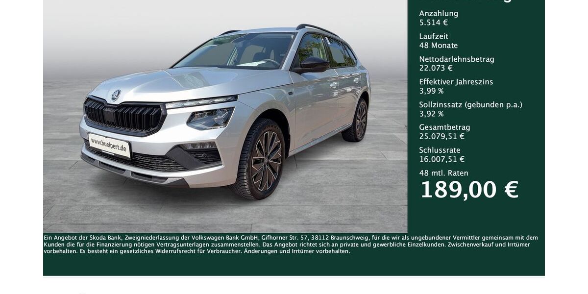 Skoda Kamiq 10.911 km 26.933 &euro; Dortmund 44269