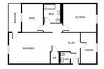 Erdgeschoßwohnung Gelsenkirchen Gelsenkirchen-West - 3 Zimmer, 71 m&sup2;, 518&euro; | Angebot:26307428