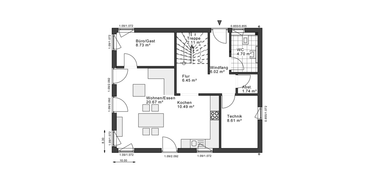 Einfamilienhaus Gelsenkirchen Gelsenkirchen-Nord - 4 Zimmer, 140 m&sup2;, 1.900&euro; | Angebot:26183257