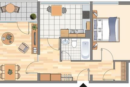 Demnächst frei! 2-Zimmer-Wohnung in Dortmund Hörde 2 zimmer