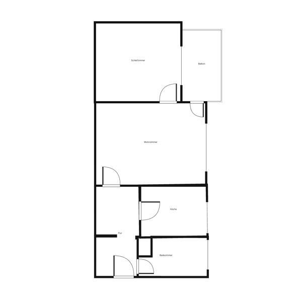 lichtdurchflutete 2-Zi-Wohnung mit Weitblick über Bochum Eppendorf zimmer