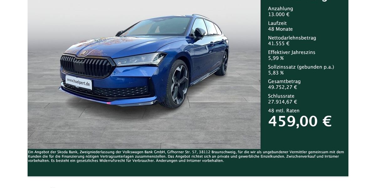 Skoda Superb 11.586 km 54.255 &euro; Dortmund 44269