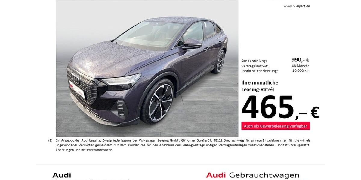 Audi Q4 e-tron 3.220 km 51.411 &euro; Dortmund 44143