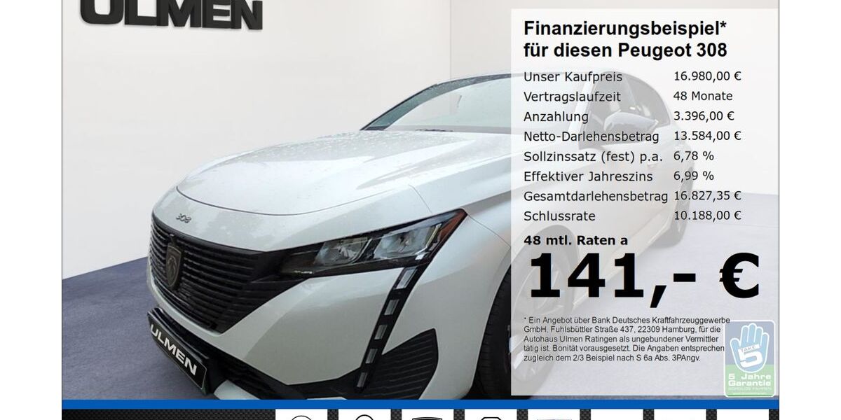 Peugeot 308 12.405 km 16.950 &euro; Ratingen 40880