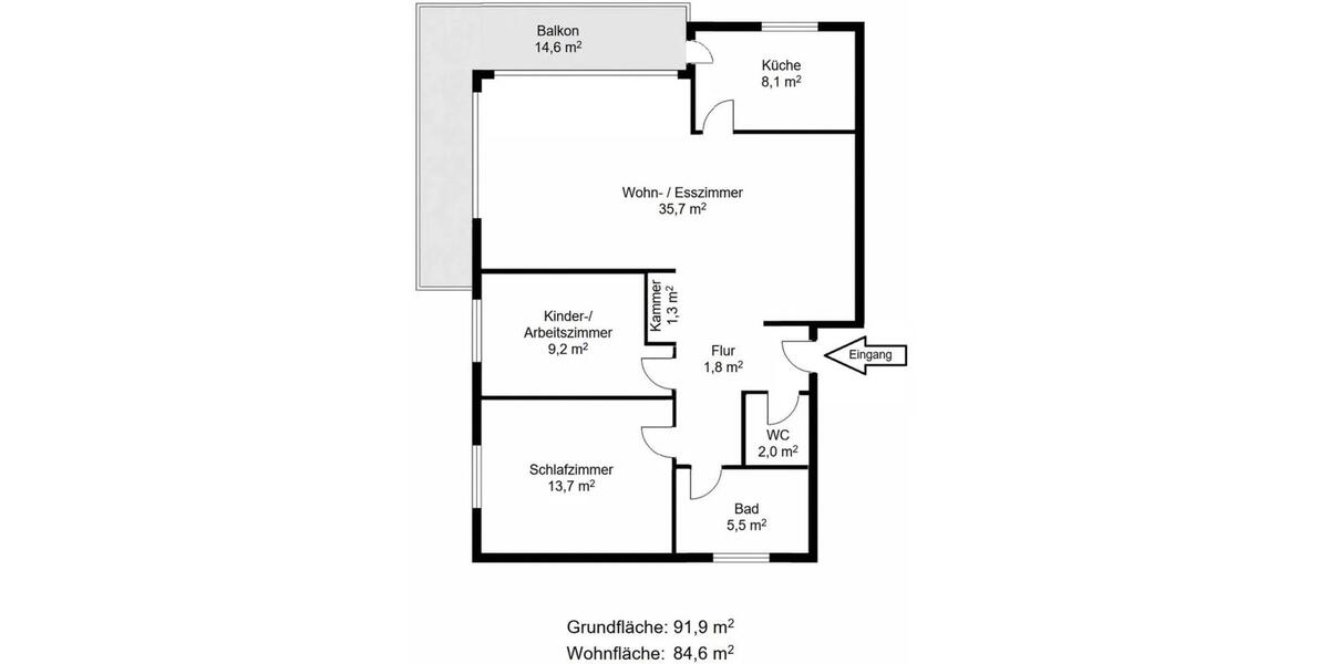 Etagenwohnung Oer-Erkenschwick Erkenschwick - 3 Zimmer, 85 m&sup2;, 205.000&euro; | Angebot:24802164