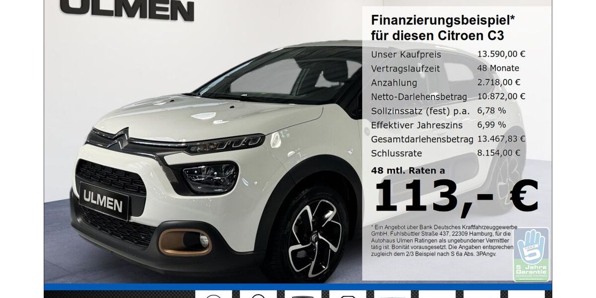 Citroen C3 17.416 km 13.590 &euro; Ratingen 40880