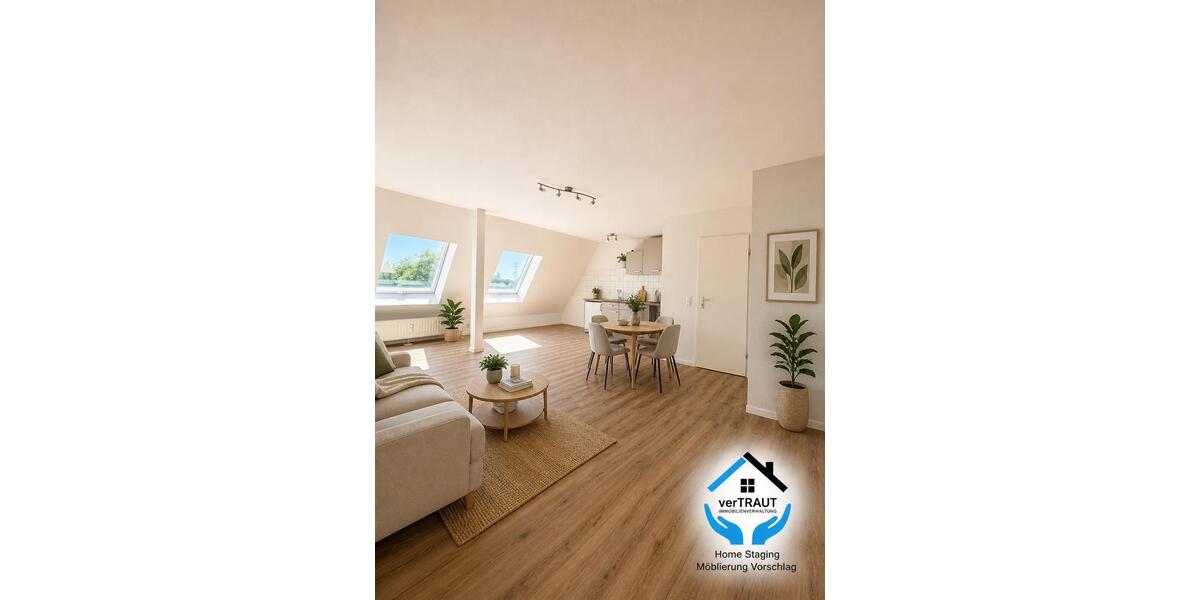 Dachgeschoßwohnung Duisburg Walsum - 1 Zimmer, 33 m&sup2;, 450&euro; | Angebot:26398060