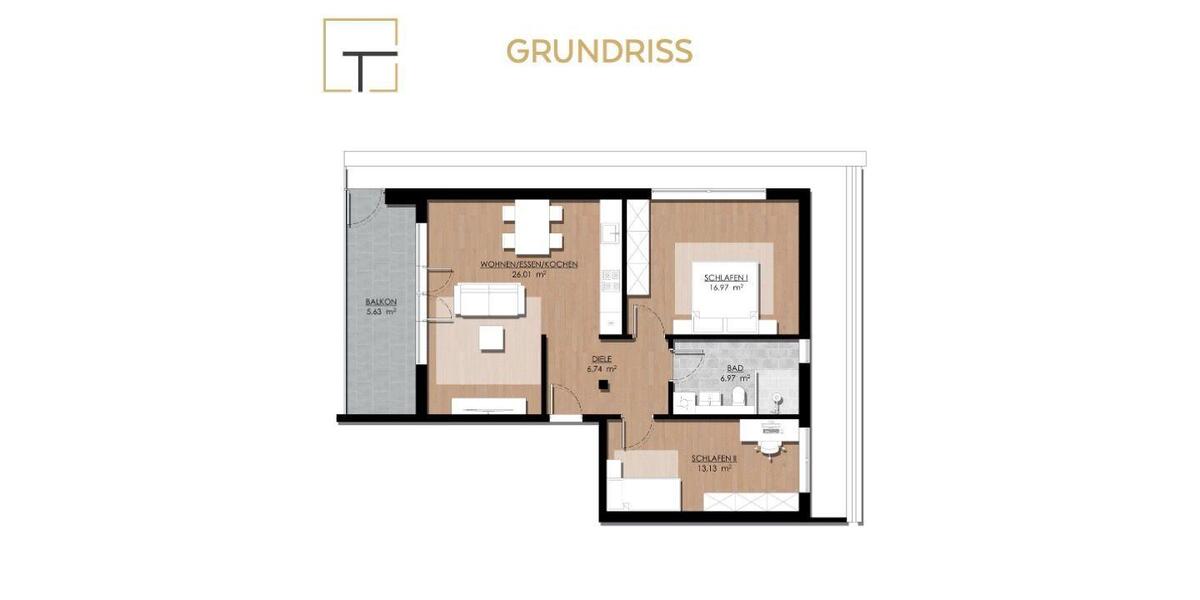 Dachgeschoßwohnung Oberhausen Alsfeld - 3 Zimmer, 75 m&sup2;, 1.000&euro; | Angebot:24771166