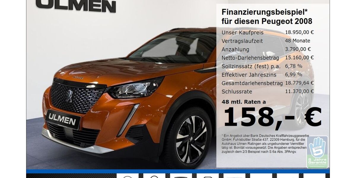 Peugeot 2008 39.385 km 18.950 &euro; Ratingen 40880