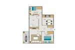 Etagenwohnung Recklinghausen Berghausen - 3.5 Zimmer, 85 m&sup2;, 675&euro; | Angebot:25643776