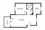 Etagenwohnung Bochum Eppendorf - 2 Zimmer, 60 m&sup2;, 353&euro; | Angebot:25153059