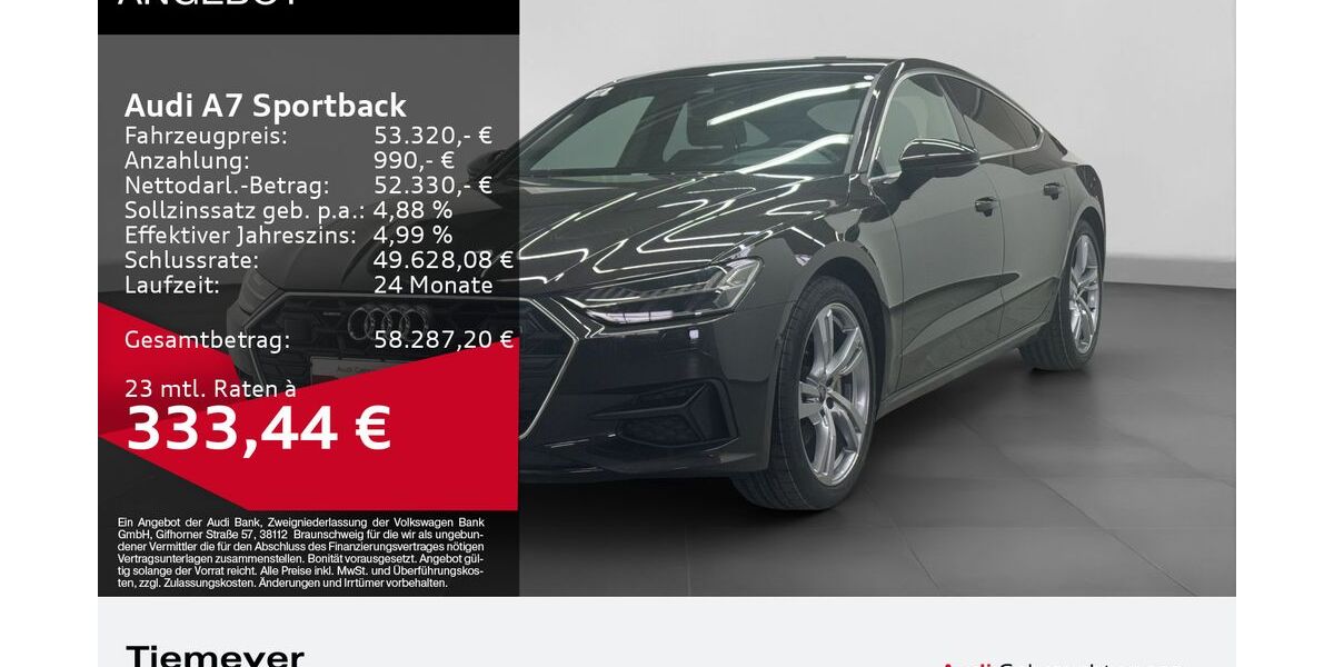 Audi A7 27.273 km 53.320 € Bochum 44809