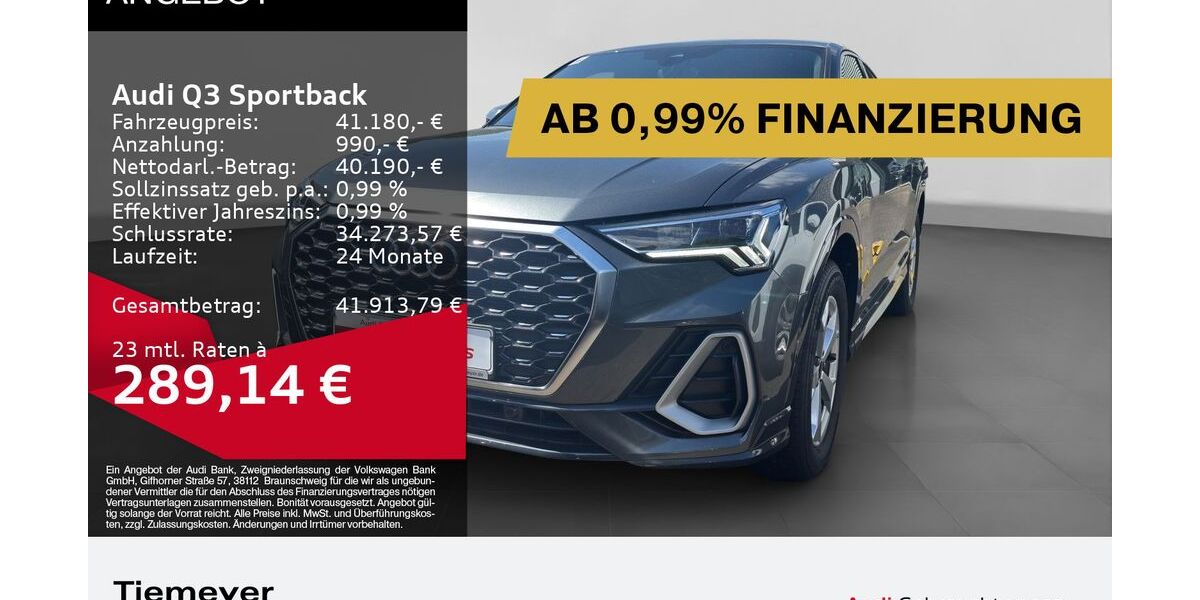 Audi Q3 6.929 km 37.240 &euro; Dorsten 46284