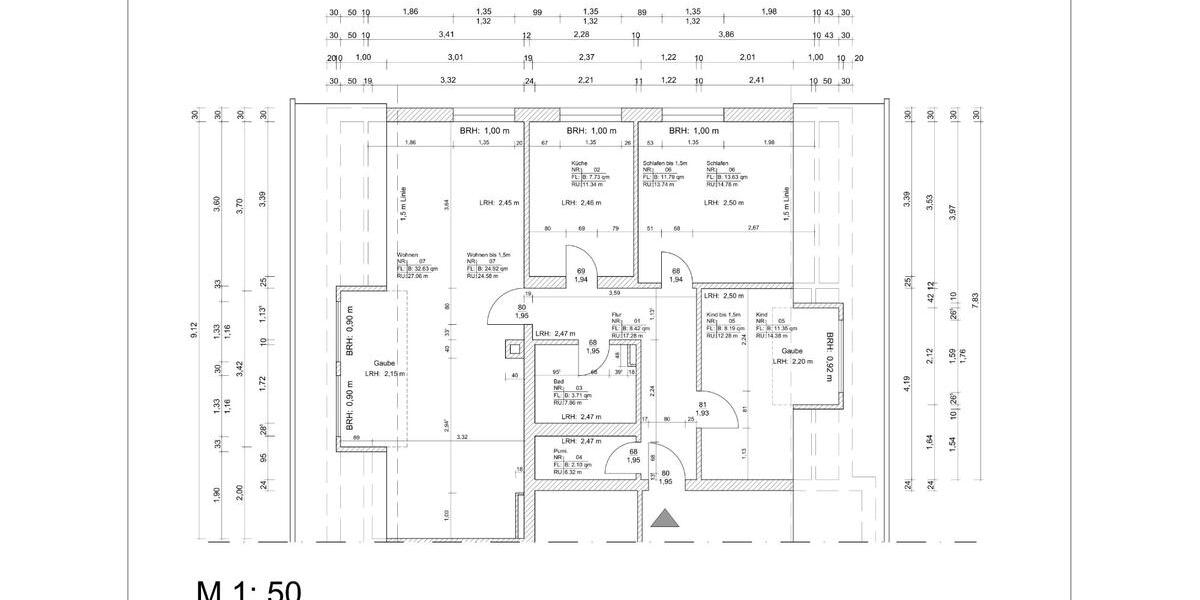 Dachgeschoßwohnung Witten Heven - 3 Zimmer, 72 m&sup2;, 218.000&euro; | Angebot:26814665