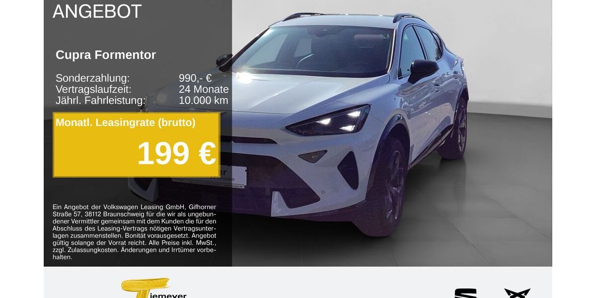 Cupra Formentor 16.849 km 32.690 &euro; Gelsenkirchen OT Beckhausen 45899
