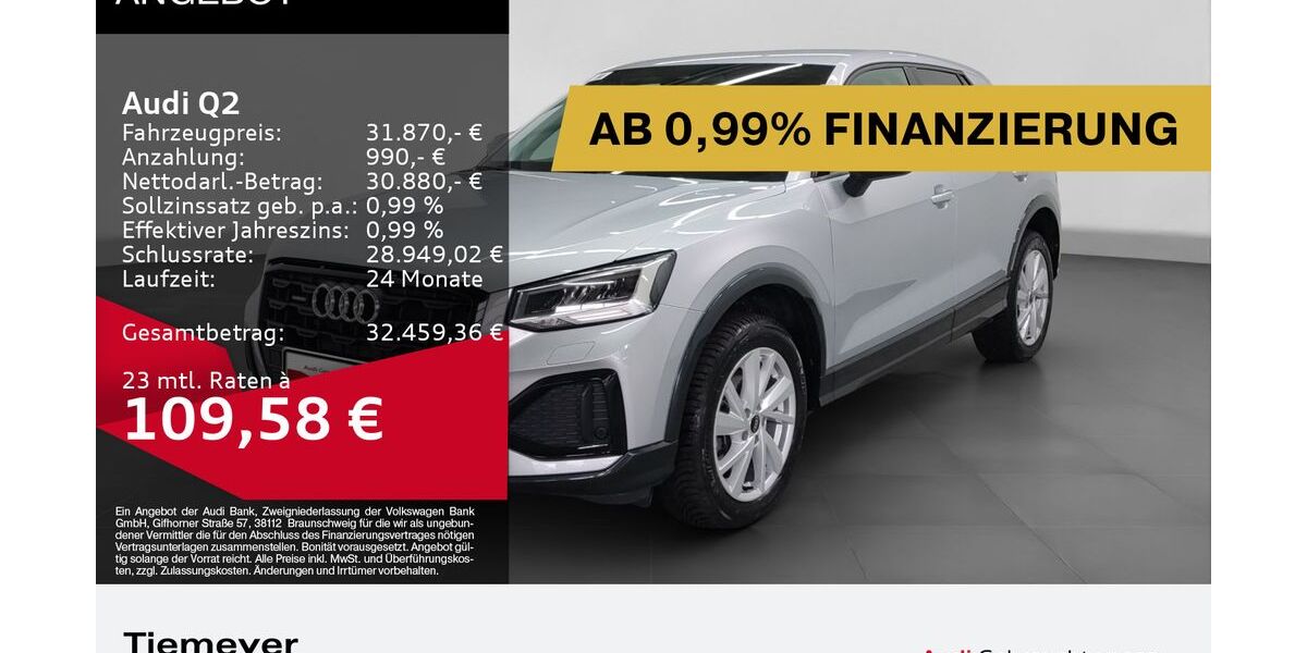 Audi Q2 10.962 km 29.290 &euro; Bochum 44809