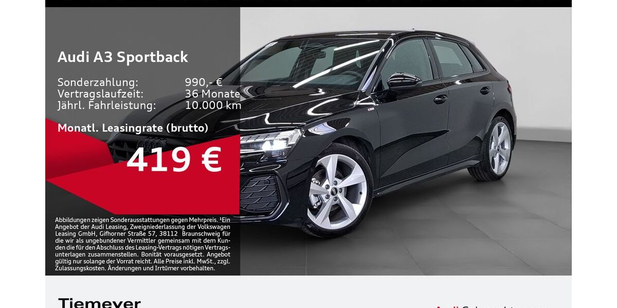 Audi A3 2.062 km 34.450 &euro; Bochum 44809