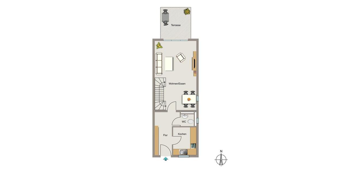 Etagenwohnung Duisburg Walsum - 4 Zimmer, 116 m&sup2;, 1.454&euro; | Angebot:25423585