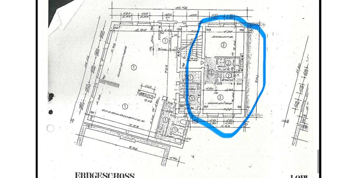 Erdgeschoßwohnung Essen Stadtbezirk III - 2.5 Zimmer, 36 m&sup2;, 55.500&euro; | Angebot:26414880