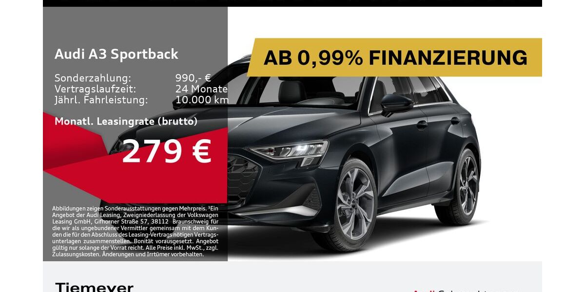 Audi A3 9.178 km 30.970 &euro; Oberhausen 46047