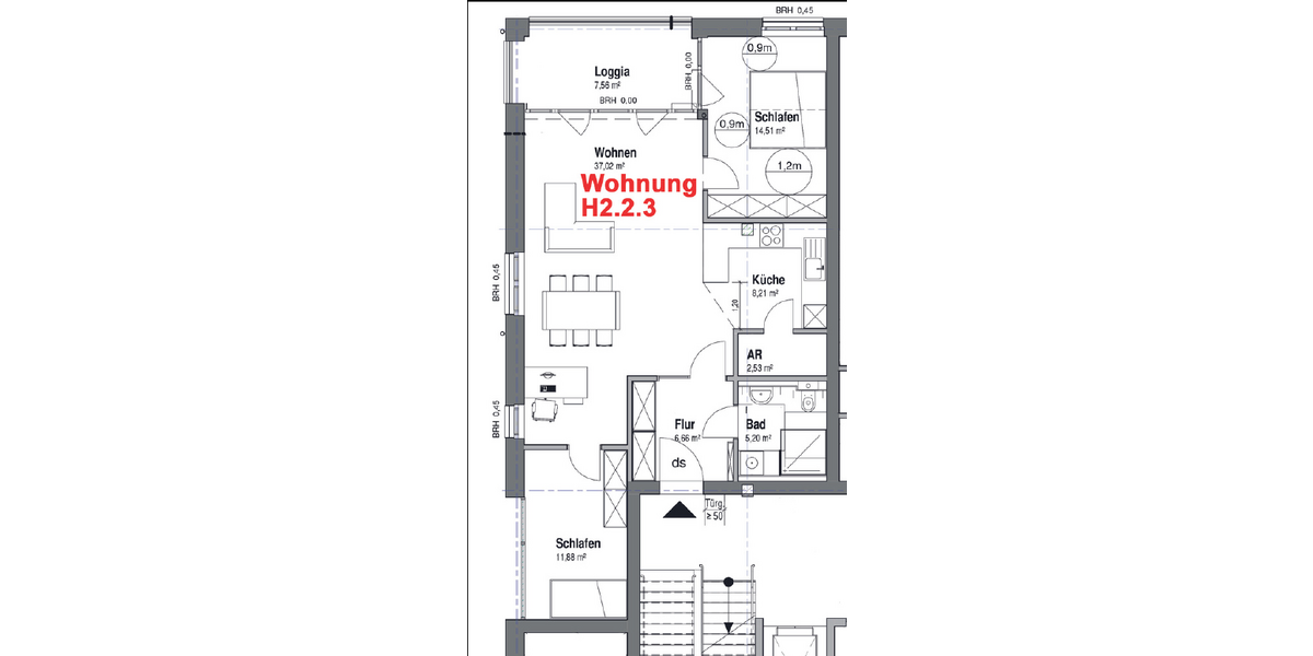Etagenwohnung Haltern am See - 3 Zimmer, 90 m&sup2;, 1.215&euro; | Angebot:27161419