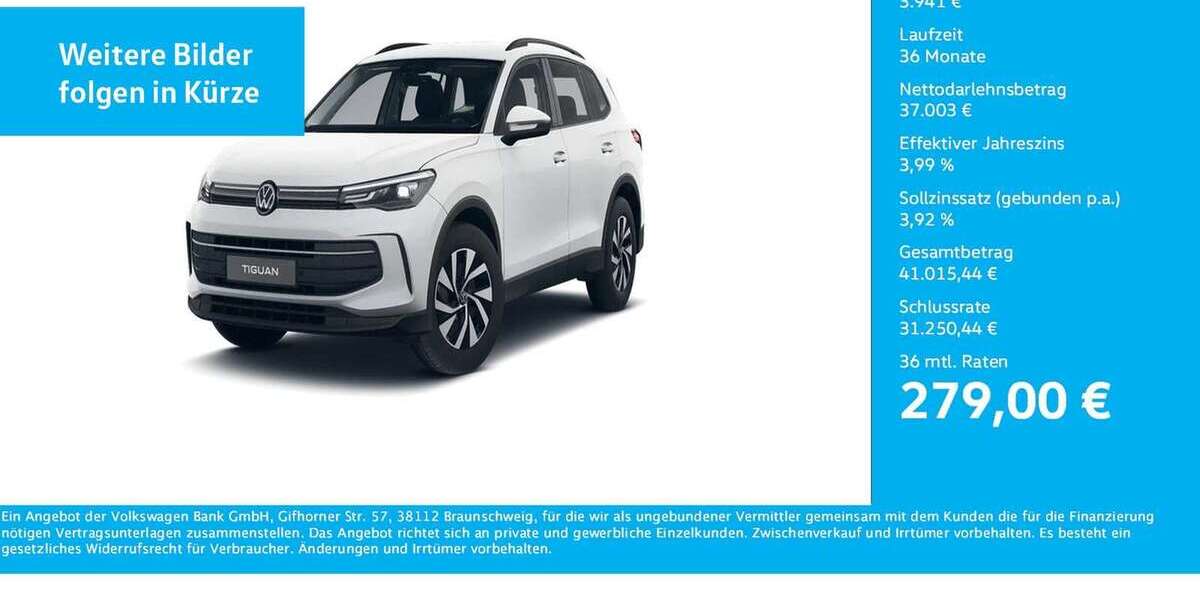 VW Tiguan 6.767 km 40.944 &euro; Dortmund 44141