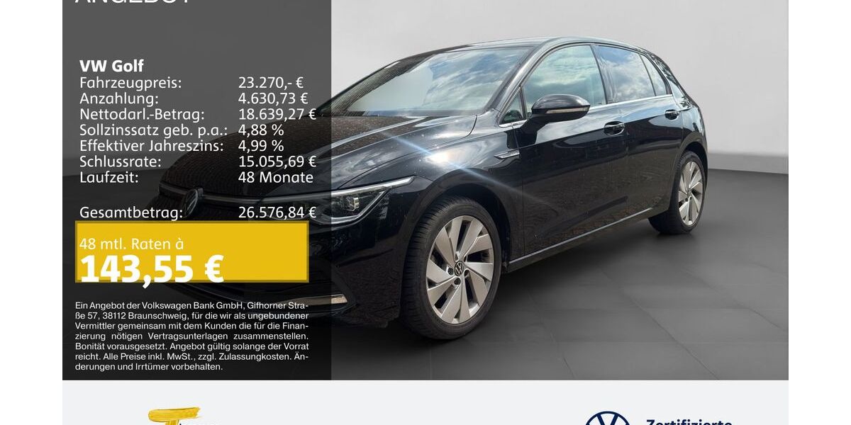 VW Golf 16.665 km 23.270 &euro; Dorsten 46282