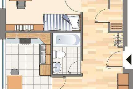 Wohnung Dortmund Hörde - 3 Zimmer, 79 m&sup2;, 386&euro; | Angebot:27427096