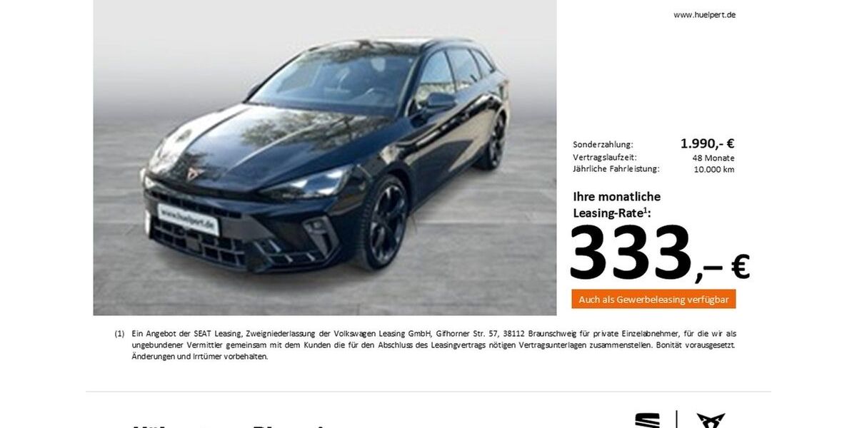 Cupra Leon 16.102 km 34.333 &euro; Dortmund 44269