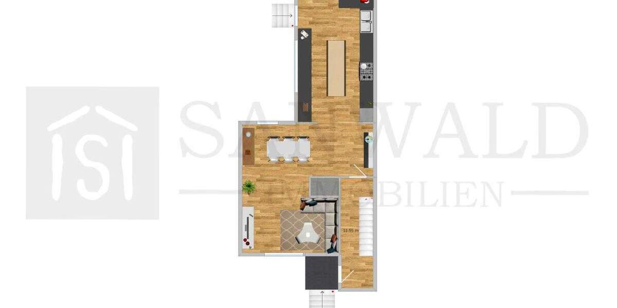 Charmantes Reihenendhaus in Essen-Schonnebeck 4 zimmer