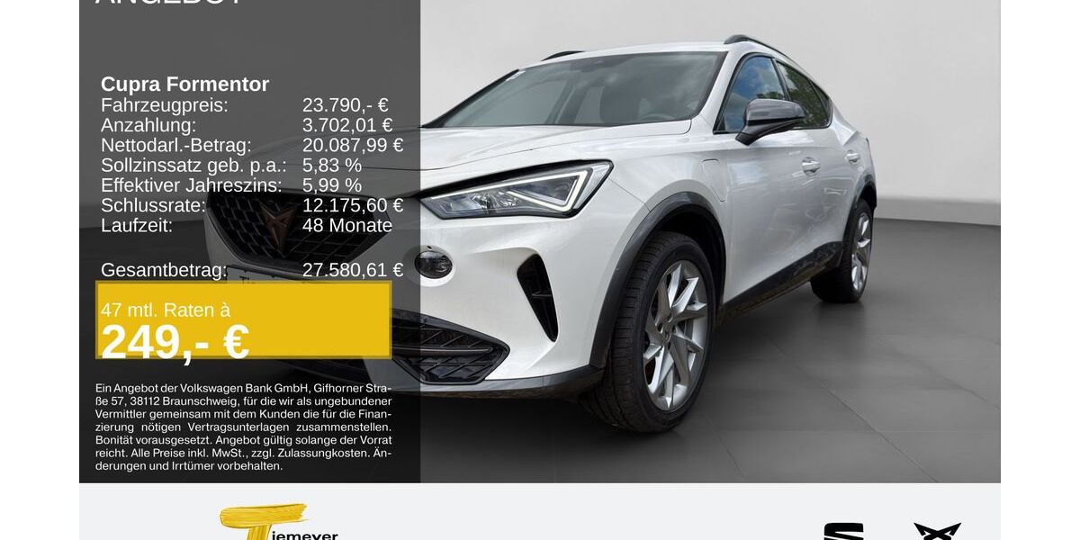 Cupra Formentor 40.843 km 23.210 &euro; Duisburg 47059
