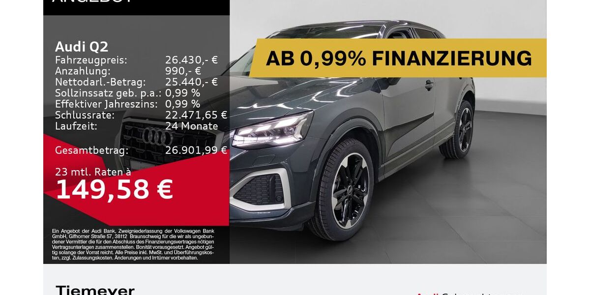 Audi Q2 9.612 km 24.990 &euro; Bochum 44809