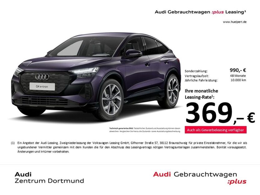 Audi Q4 e-tron 6.339 km 43.299 € Dortmund 44143